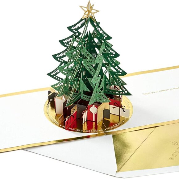 Hallmark Signature Christmas Card | Pop Up | Christmas Tree - Picture 1 of 8
